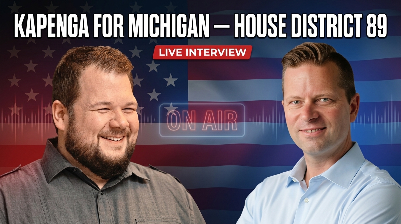 Justin Barclay Interviews Patrick Kapenga | Michigan House District 89